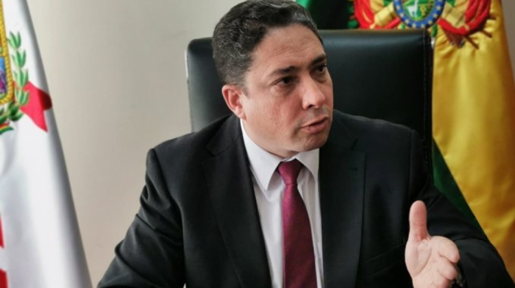 El ministro de Justicia, Héctor Arce. Foto: MJyTI