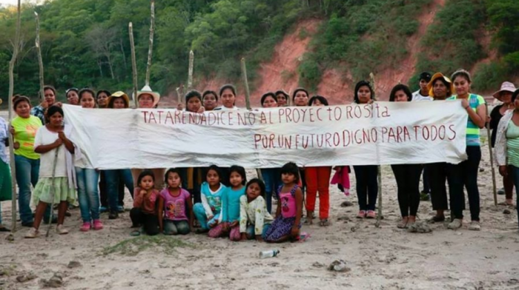 Comunidades rechazan la hidroeléctrica. Foto archivo: Justicie Atlas