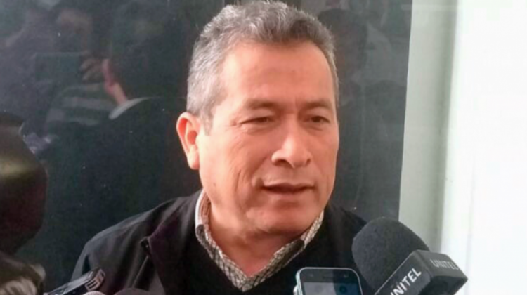 El candidato vicepresidencial de la alianza Comunidad Ciudadana (CC), Gustavo Pedraza. Foto: Radio Aclo