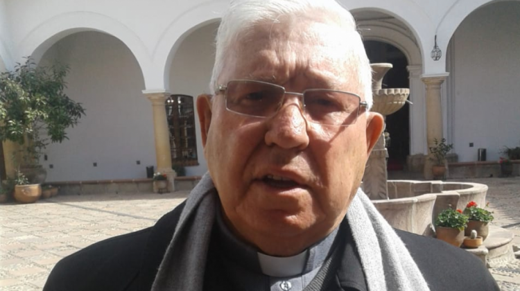 Arzobispo de Sucre, monseñor Jesús Juárez. Foto: Radio Loyola
