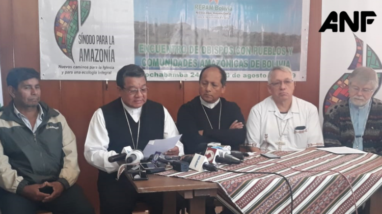 Obispos de Bolivia ratifican su preocupación por el desastre en la Chiquitanía.  Foto: ANF