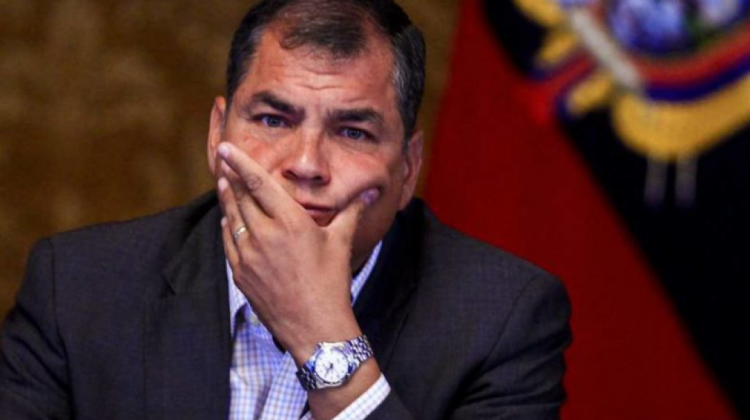 Rafael Correa, Foto: Archivo/El Mercurio.