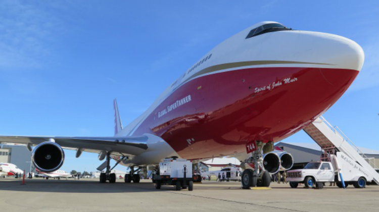 El 747 Supertanker es el avión cisterna más grande del mundo.