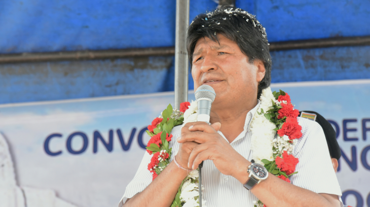 Evo Morales. Foto: Abi