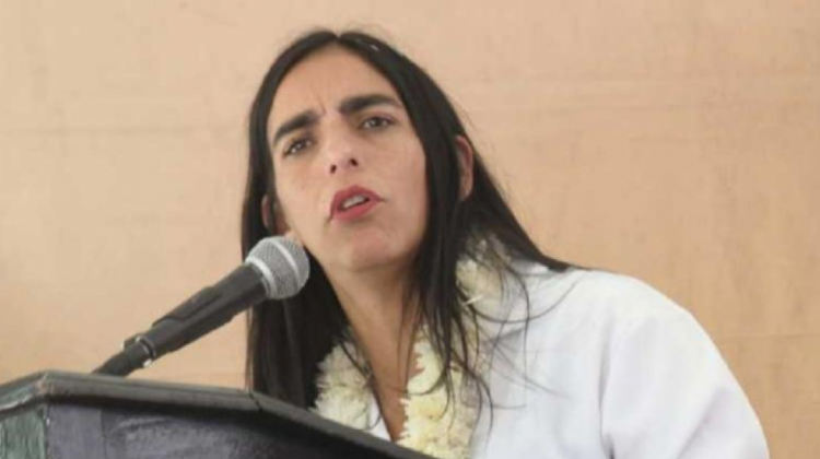La ministra de Salud, Gabriela Montaño. Foto archivo: Abi