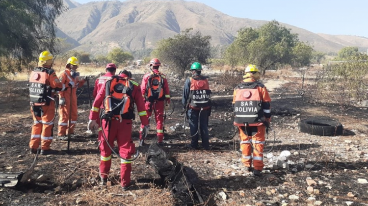 En Parque Nacional Tunari. Foto: Facebook Tunari sin fuego archivo