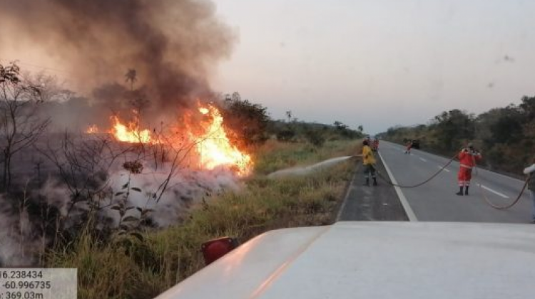 Incendio en la Chiquitanía. Foto: radio Fides