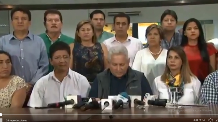 Rubén Costas es gobernador de Santa Cruz. Foto: Captura.