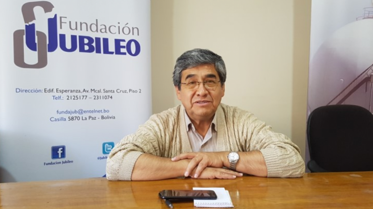 El director de la Fundaciòn Jubileo, Juan Carlos Núñez. Foto: ANF.