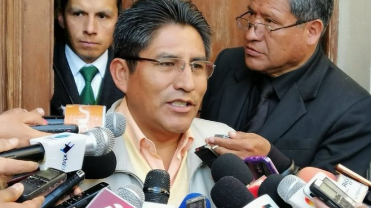 El gobernador de La Paz, Félix Patzi. Foto: Radio Líder