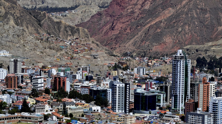 Vista de la ciudad de La Paz. Foto: AMN.