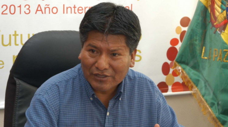 El gobernador de Oruro, Víctor Hugo Vásquez. Foto: ANF
