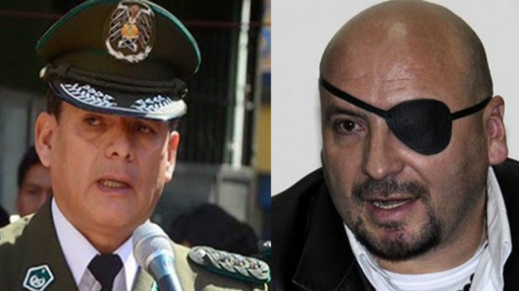 El general Rino Salazar y el exdefensor David Tezanos Pinto.