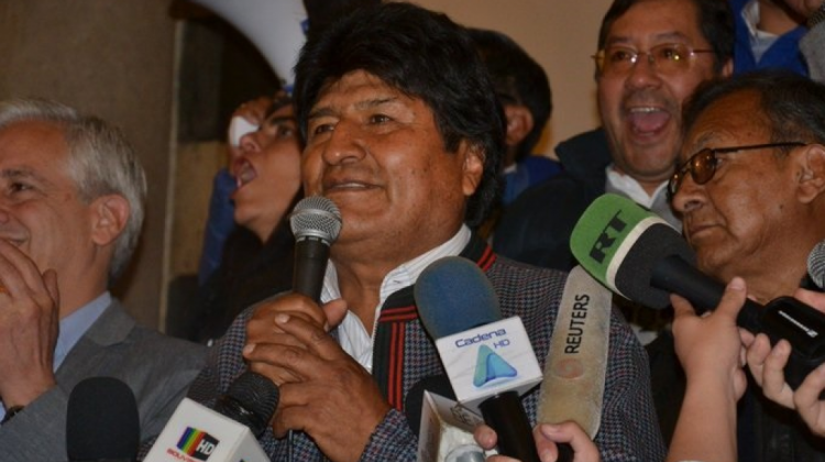 El presidente Evo Morales. Foto: Bolivia TV.