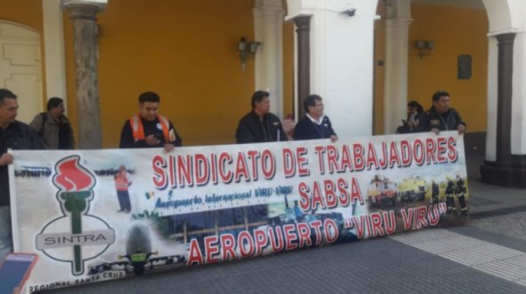 Trabajadores movilizados en Sabsa. Foto archivo Radio Fides