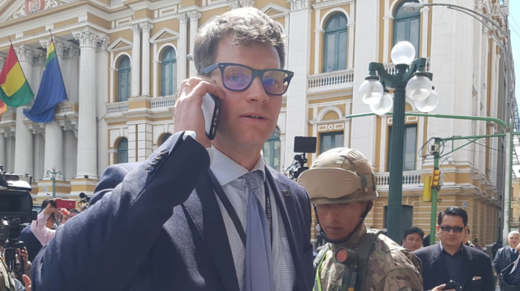 Jefe de la Delegación de la Unión Europea en Bolivia, Jörg Schreiber. Foto: ANF