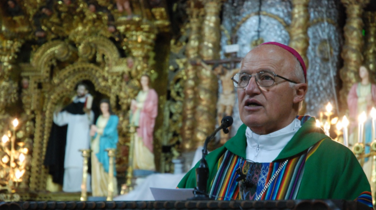 Mons. Eugenio Scarpellini, Obispo de la Diócesis de El Alto. Foto: CEB