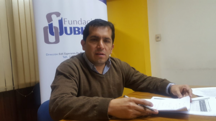 René Martínez, investigador económico de Jubileo. Foto: ANF