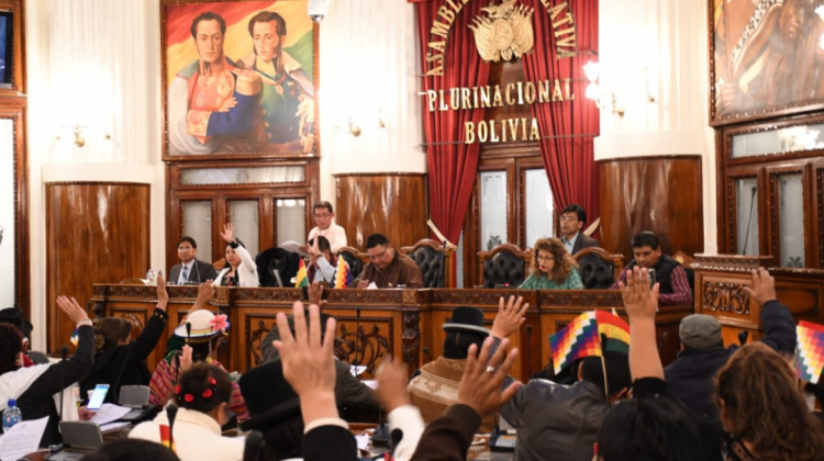 Diputados aprueban y sancionan la nueva ley que convoca a elecciones generales. Foto: Cámara de Diputados.