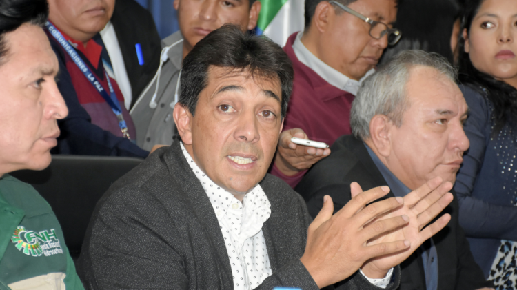 Ministro de Hidrocarburos, Víctor Hugo Zamora. Foto: Comunicación