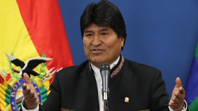 El expresidente Evo Morales. Foto de Archivo: ABI