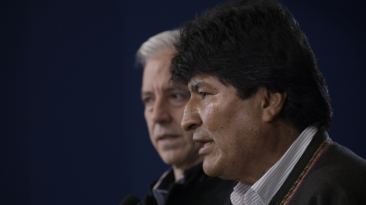 Morales dijo que durante su mandato hubo "pequeños errores". Foto: ANF