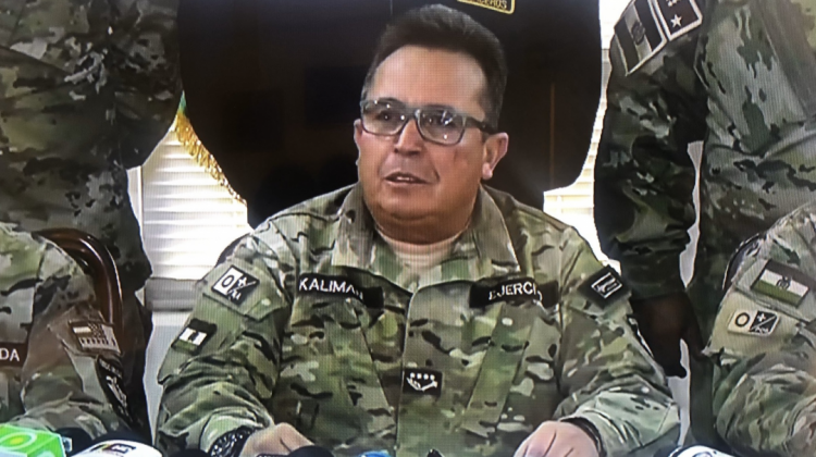 El general Williams Kaliman, excomandante de las FFAA. Foto: archivo/captura de pantalla