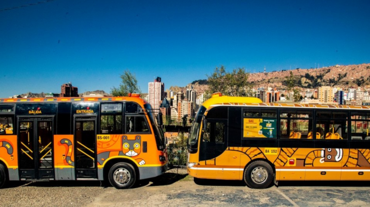 Los buses municipales. Foto: Internet