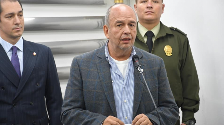 El ministro Arturo Murillo. Foto: archivo/Ministerio de Gobierno