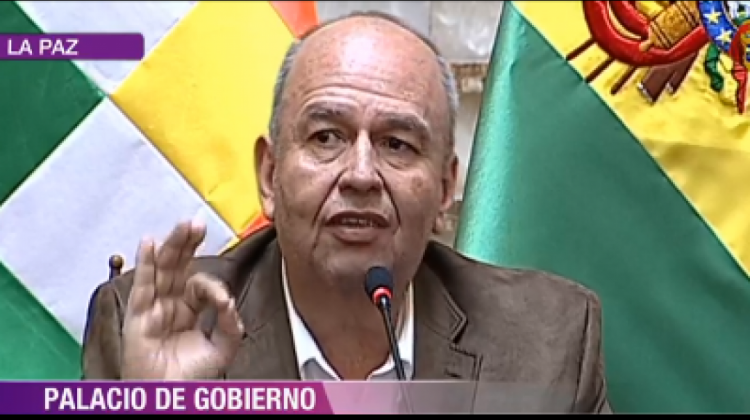 Ministro de Gobierno, Arturo Murillo. Foto: Captura