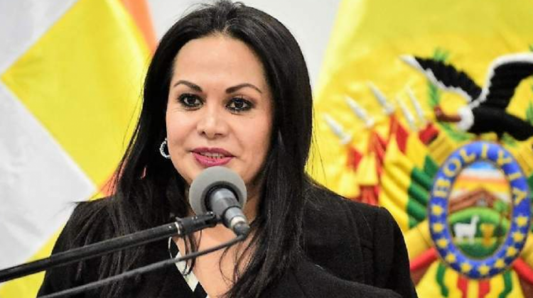 Ministra de Comunicación. Foto: Prensa Palacio.
