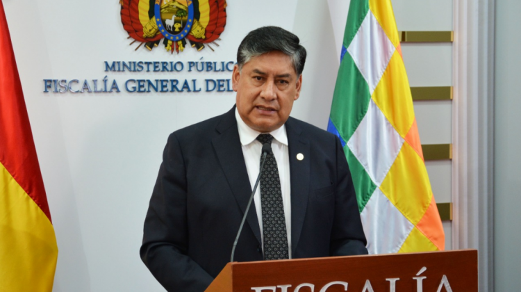 El fiscal general del Estado, Juan Lanchipa. Foto: FGE
