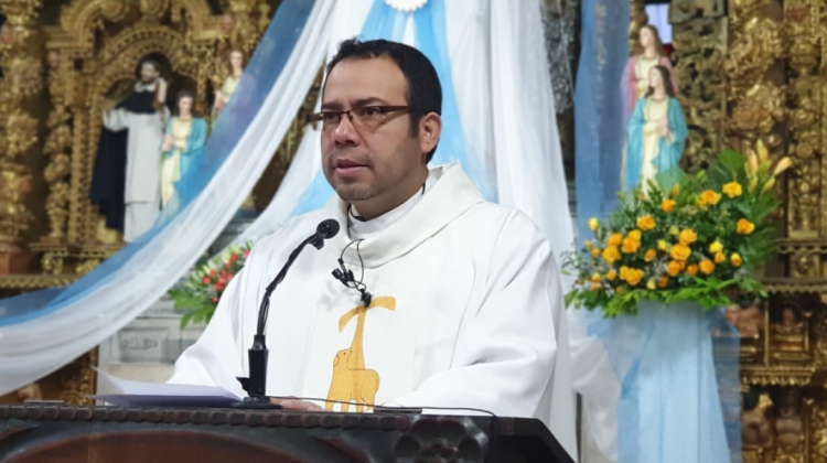 Padre Ben Hur Soto, Secretario para la Pastoral de la Conferencia Episcopal Boliviana (CEB). Foto CEB