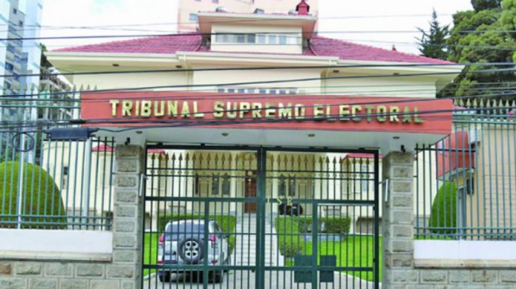 Frontis de las instalaciones del Tribunal Supremo Electoral (TSE). Foto: Archivo/Internet