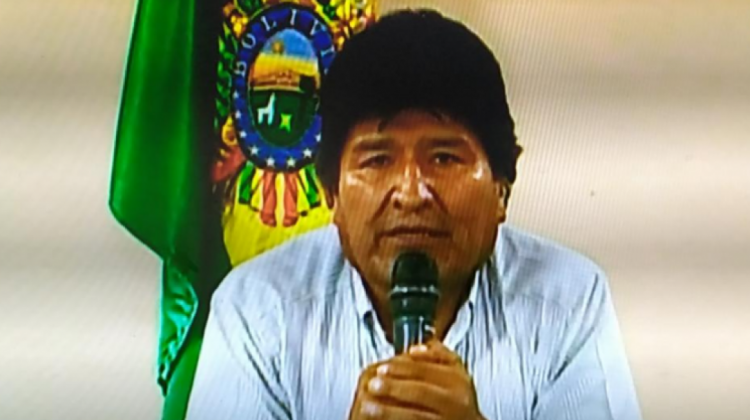 El expresidente Evo Morales. Foto: archivo/captura de pantalla