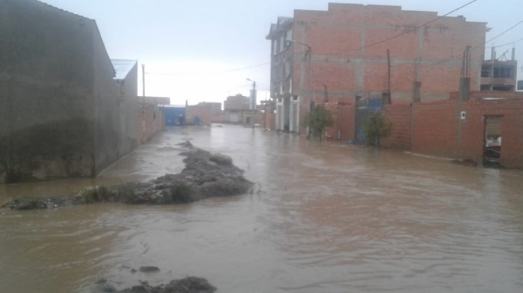 En la urbe alteña se han registrado lluvias continuas durante las dos primeras semanas de febrero. Foto: ElAltoesnoticia