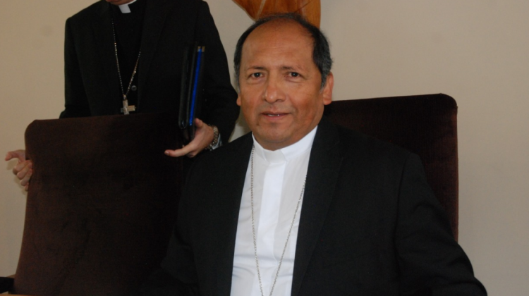 Monseñor Ricardo Centellas. Foto. CEB