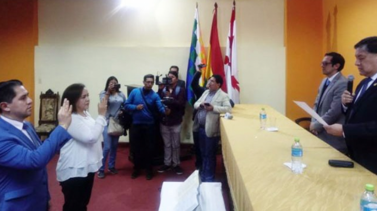 Nuevos Fiscales de Distrito de La Paz y Tarija. Foto: FGE