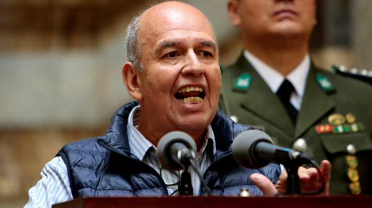 Ministro de Gobierno, Arturo Murillo. Foto: Sputnik