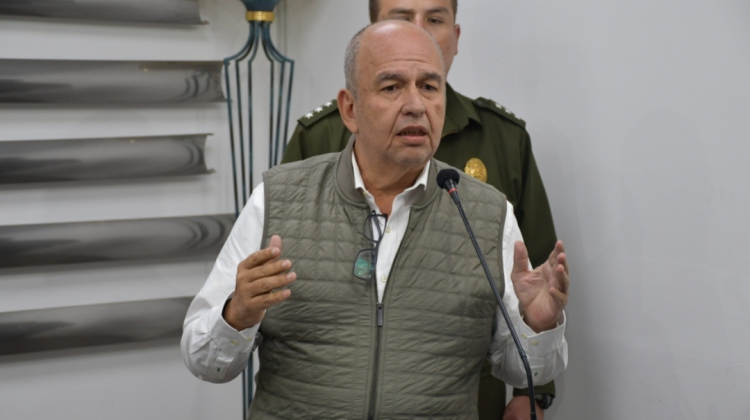 El ministro Arturo Murillo. Foto: Ministerio de Gobierno
