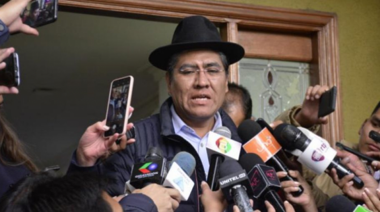 Excanciller, Diego Pary.