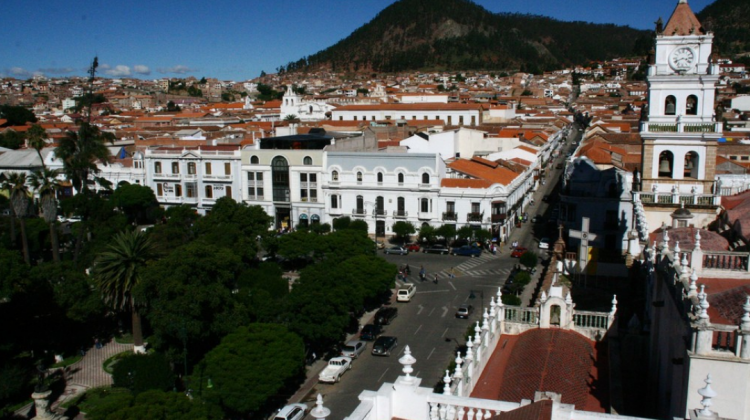 Ciudad de Sucre. Foto: La Región