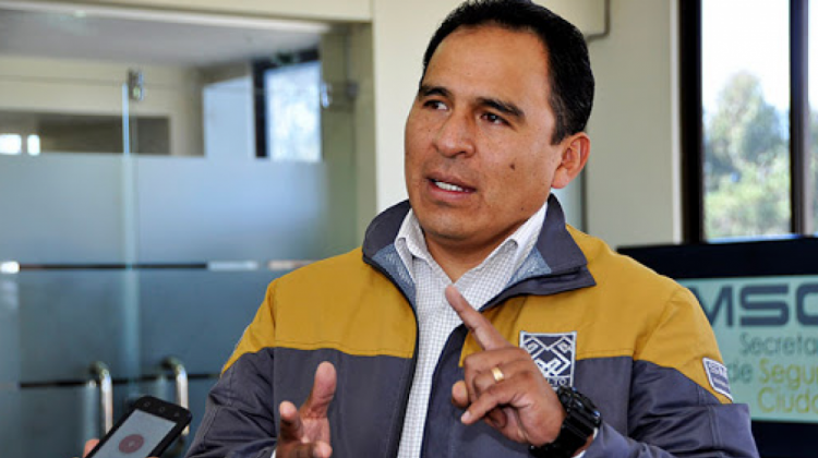 Secretario de Seguridad Ciudadana de El Alto, Dorian Ulloa. Foto: AMI