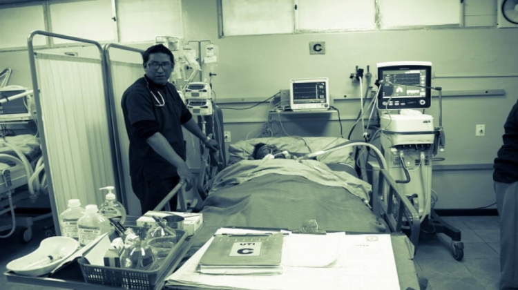 Unidad de Terapia Intensiva del Hospital de Clínicas de La Paz. Foto: ANF
