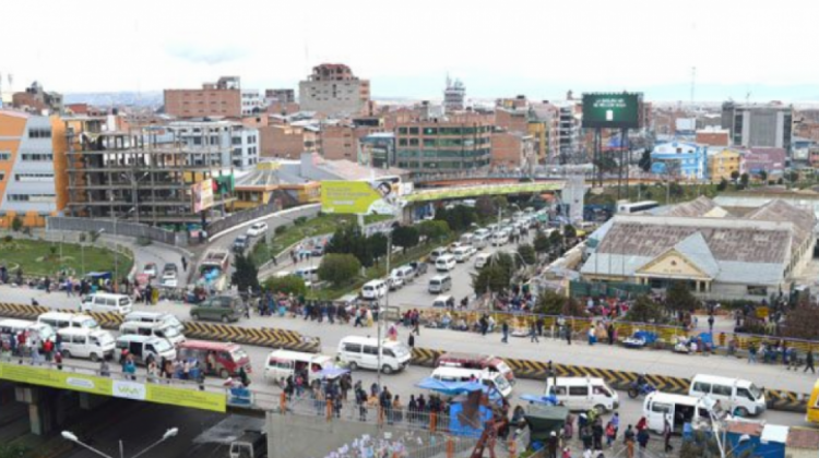 Ceja de la ciudad de El Alto. Foto: Archivo/Internet.