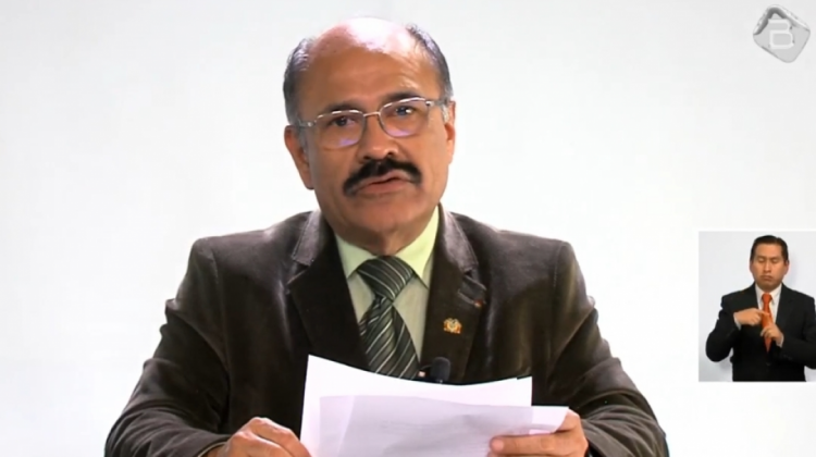 El ministro de Salud, Aníbal Cruz. Foto: ABI