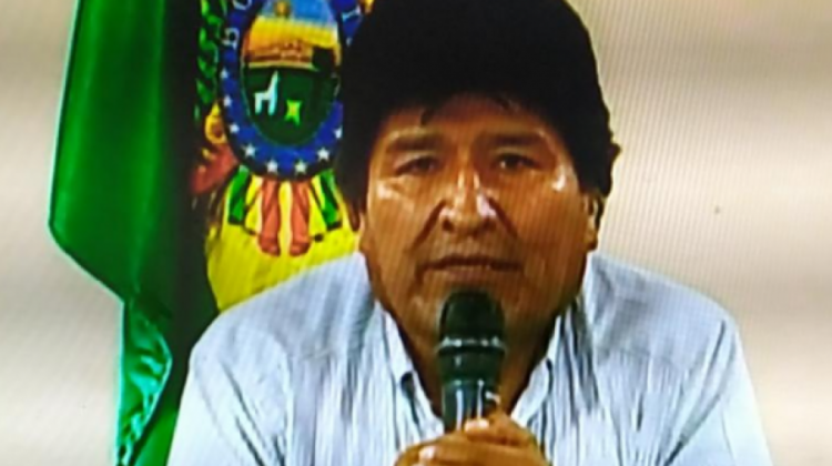 El presidente Evo Morales. Foto: archivo/captura de pantalla