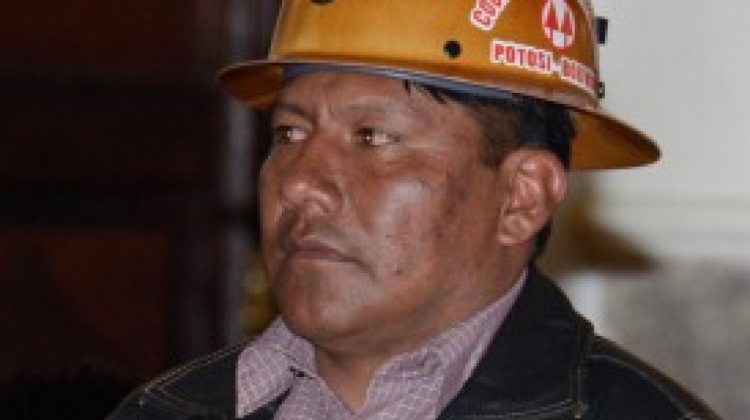 Ministro de Minería, Carlos Huallpa.
