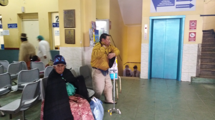 Pacientes en el hospital del Tórax. Foto: ANF