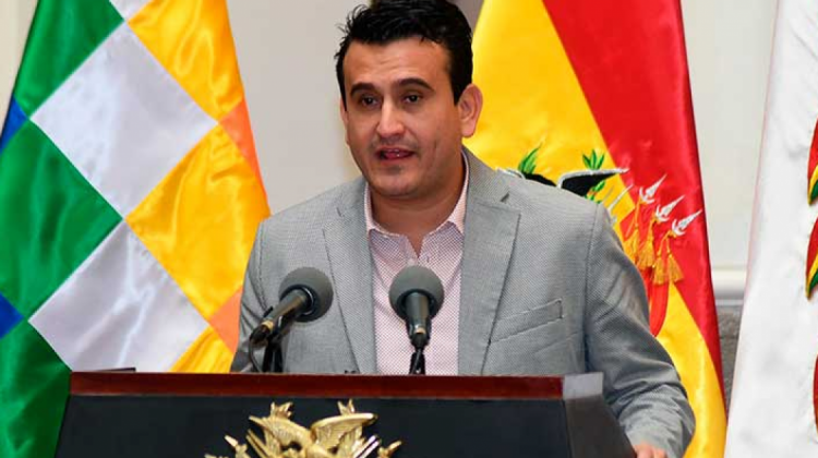 El ministro de Energías, Rodrigo Guzmán. Foto: ABI